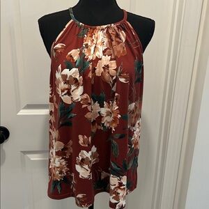 Papermoon Samara Halter Knit Tank Top. Large